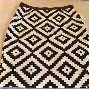 Lined cotton skirt by Tory Burch.